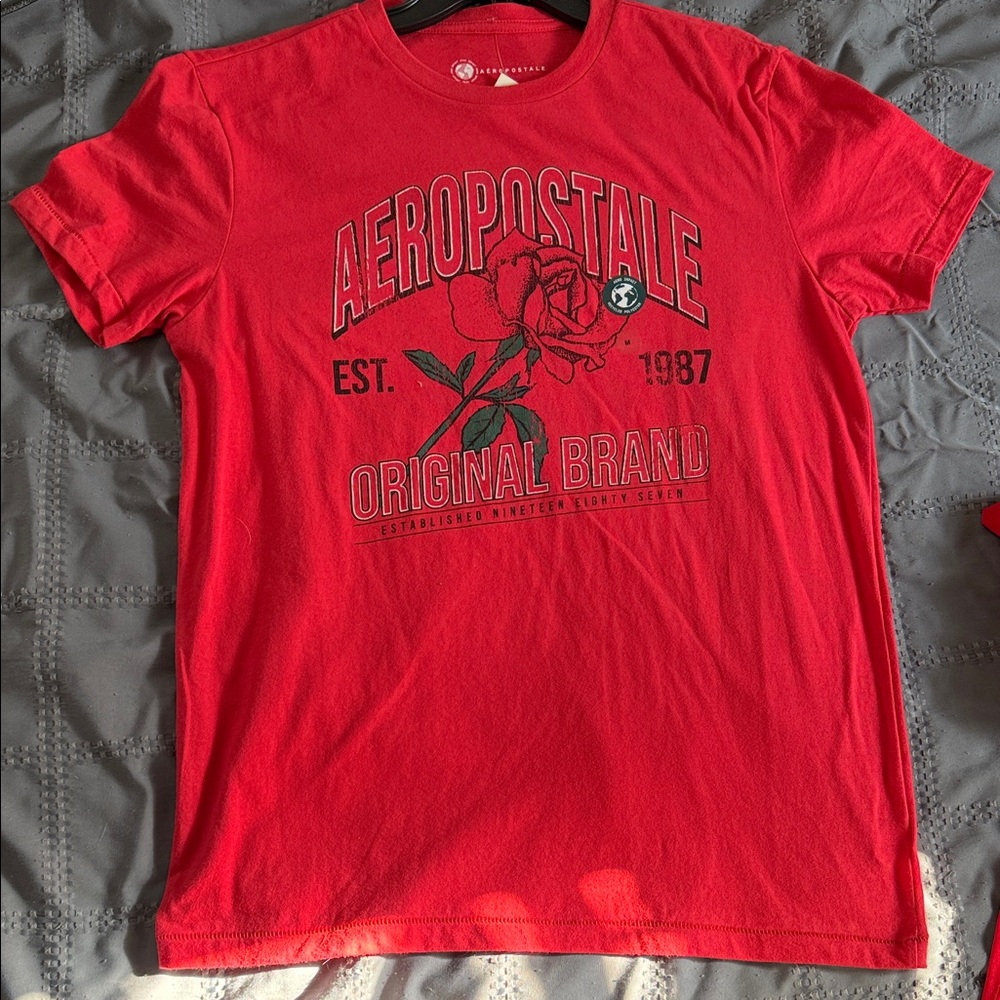 Aeropostale Red Graphic T-Shirt